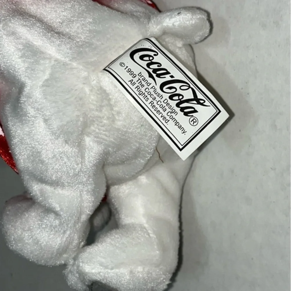 Coca-Cola Polar Bear in Red Romper Bean‎ Bag Plush